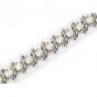 14K White Gold Diamond Bracelet