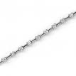 14K White Gold Diamond Bracelet