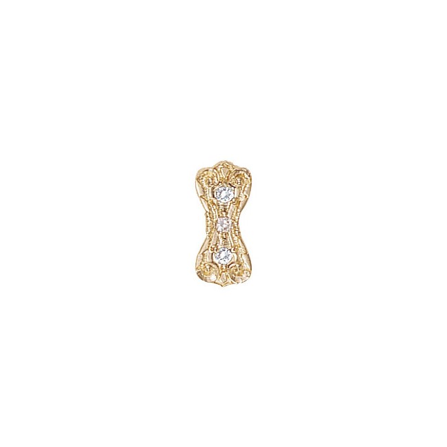 14 Karat Gold Diamond Slide