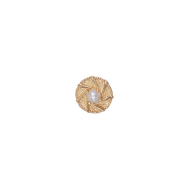 14 Karat Gold Pearl Slide