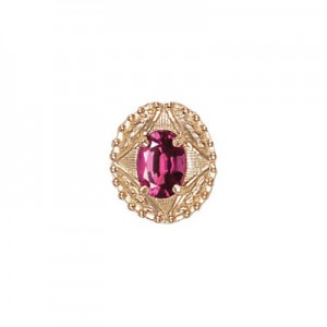 14 Karat Gold Rhodolite Garnet Slide