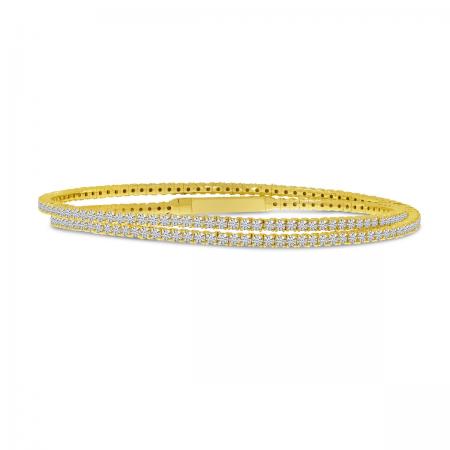 14K Yellow Gold Double Wrap Bracelet