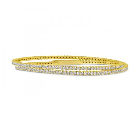 14K Yellow Gold Double Wrap Bracelet