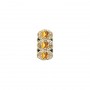 14 Karat Gold Citrine Slide