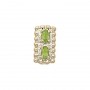 14 Karat Gold Peridot Slide