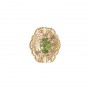 14 Karat Gold Peridot Slide