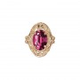 14 Karat Gold Rhodolite Garnet Slide