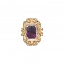 14 Karat Gold Amethyst Slide