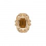 14 Karat Gold Citrine Slide