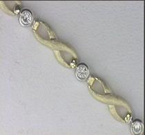 14K Yellow Gold Diamond Bracelet