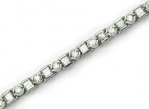 14K White Gold Diamond Bracelet